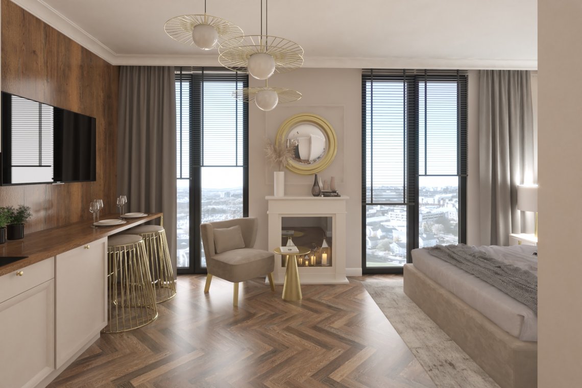 apartament typu studio M.K.