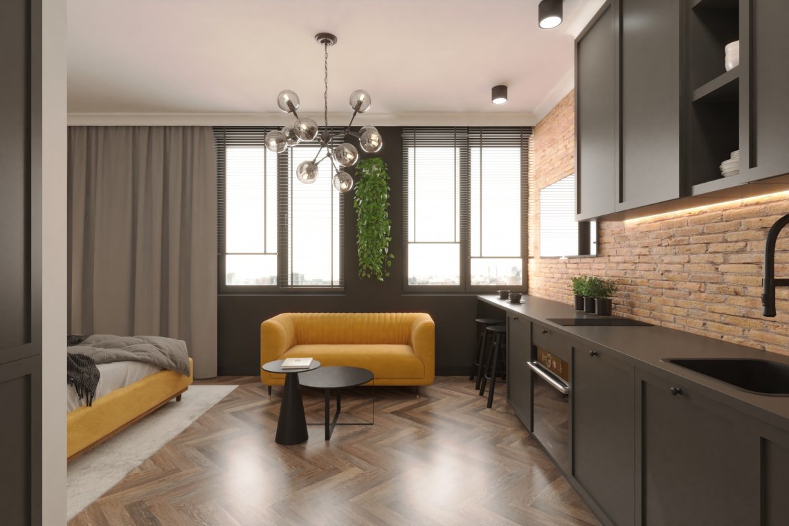 apartament typu studio M.K.