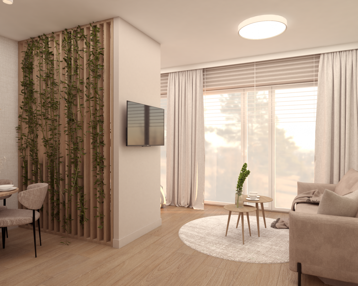 Apartament typu studio T.G.